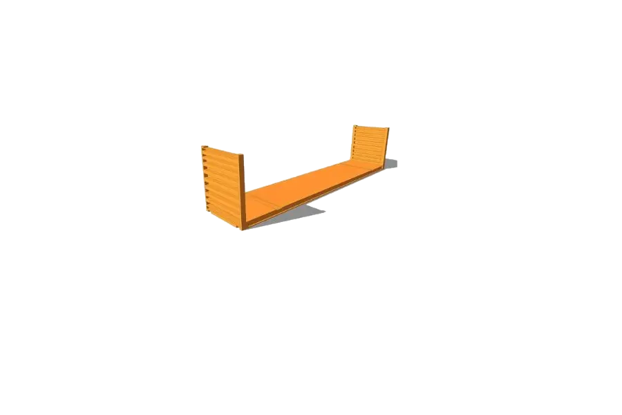 40' FR Flat Rack Konteyner