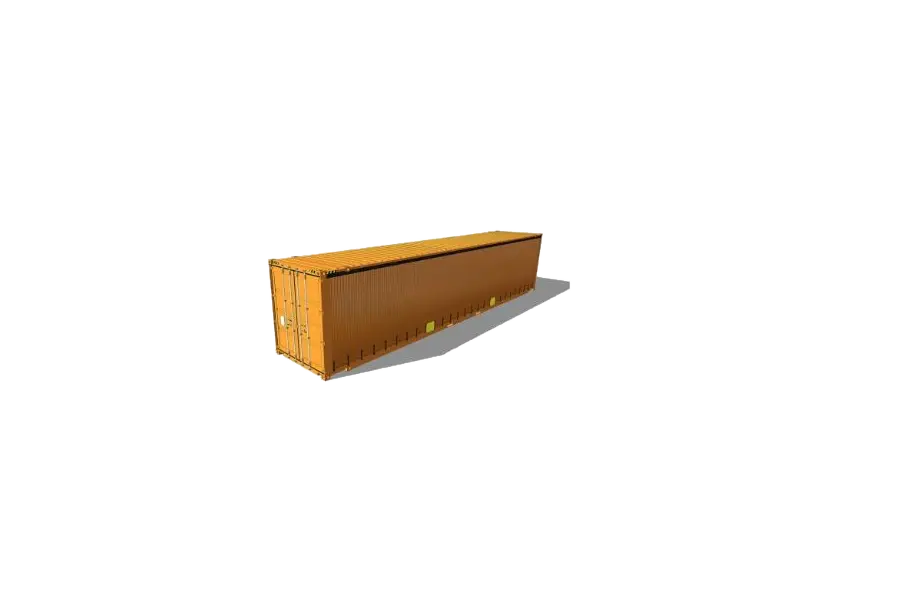45' HC Curtain Side Konteyner